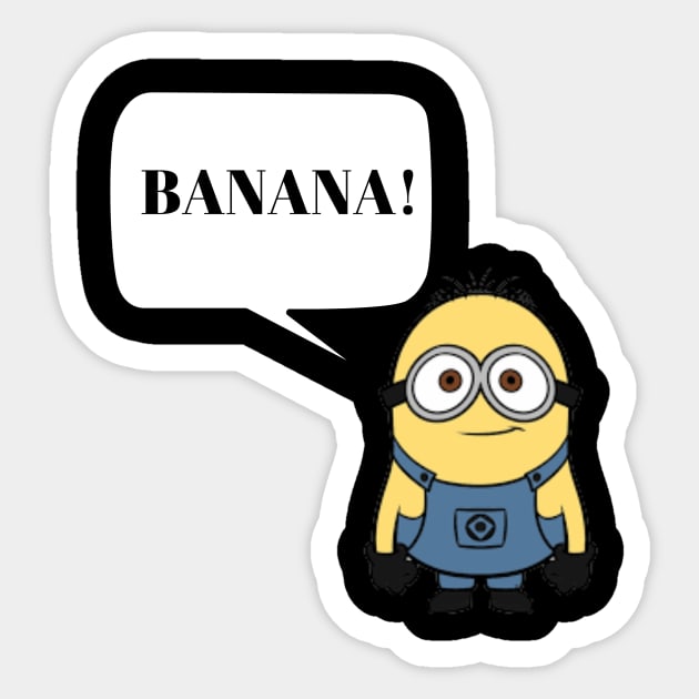 Funny Minion Sticker by MaxiVision